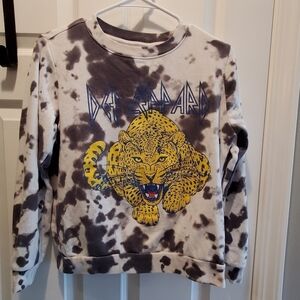 Def Leppard tie dye vintage 80s inspired  sweatshirt.  Long sleeve.  Sz xs